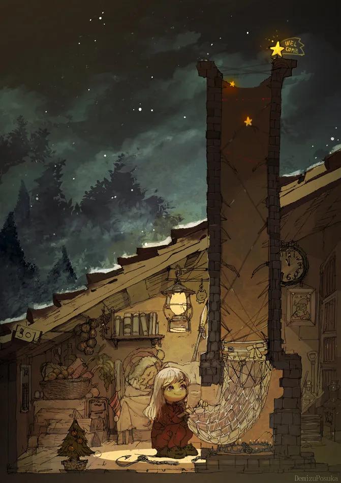 三画师|暗黑童话插画作品_方式很_冒险性_幻想