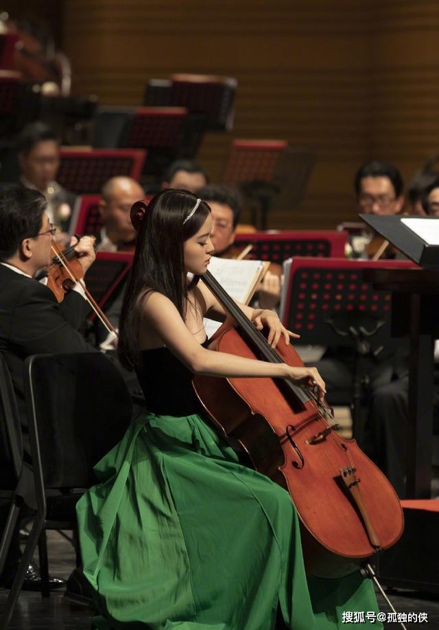 能在 欧阳娜娜真是“才貌双全”，20岁就能在歌剧院演奏，前途不可限量