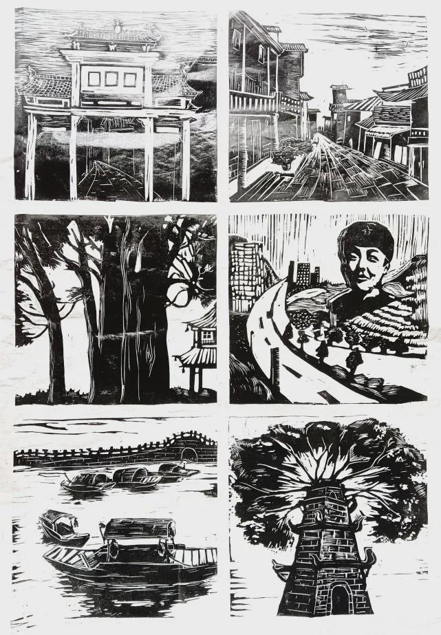 版画 60cmx40cm入选作品作者名单[排名按姓氏笔画]田仁美,刘明珠,肖