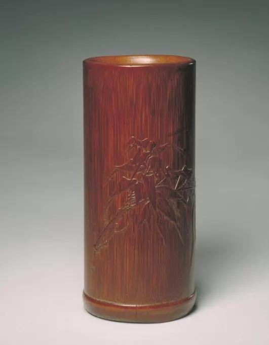絶品 明代 筆筒 海南黄花梨 絶品 中国 本物保証 紫檀（南国銘菓