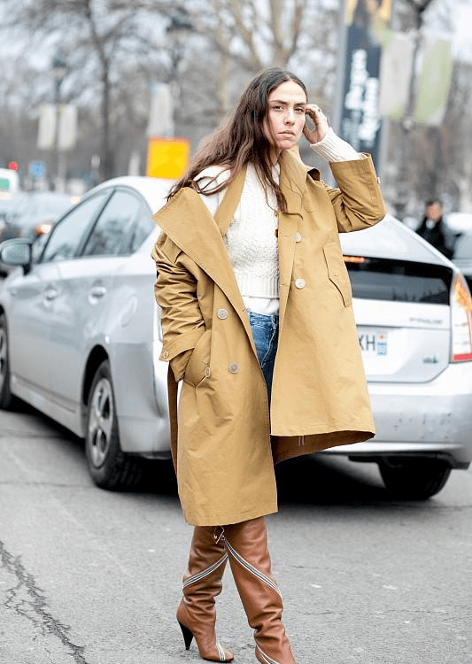 黑色 还在“光腿”穿靴子？长靴+裤子才是主流穿法，时髦高级显气质