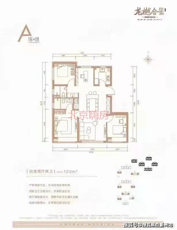 【銷售熱線】北京龍樾合璽_龍樾合璽戶型圖_地址_龍樾