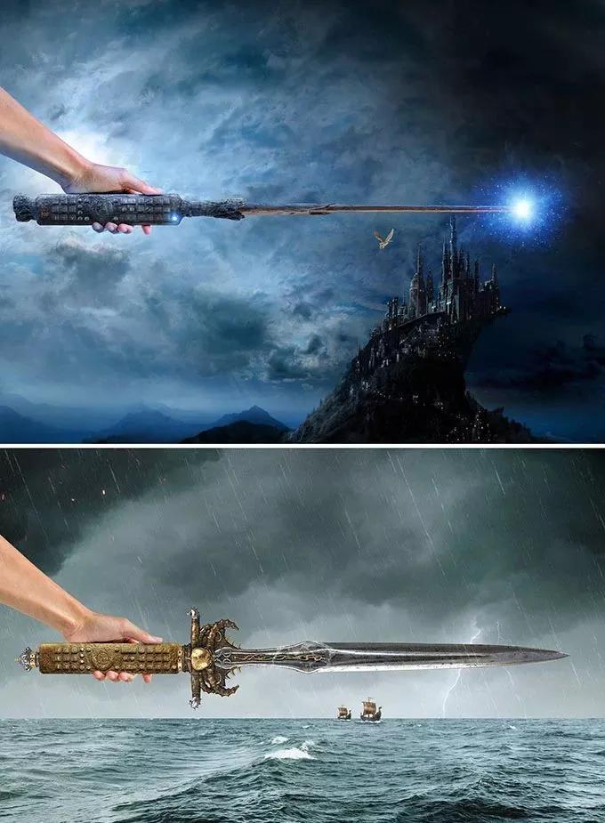 重像重像同构是指两个不同形态的图形进行部分重合的一种同构形式,使