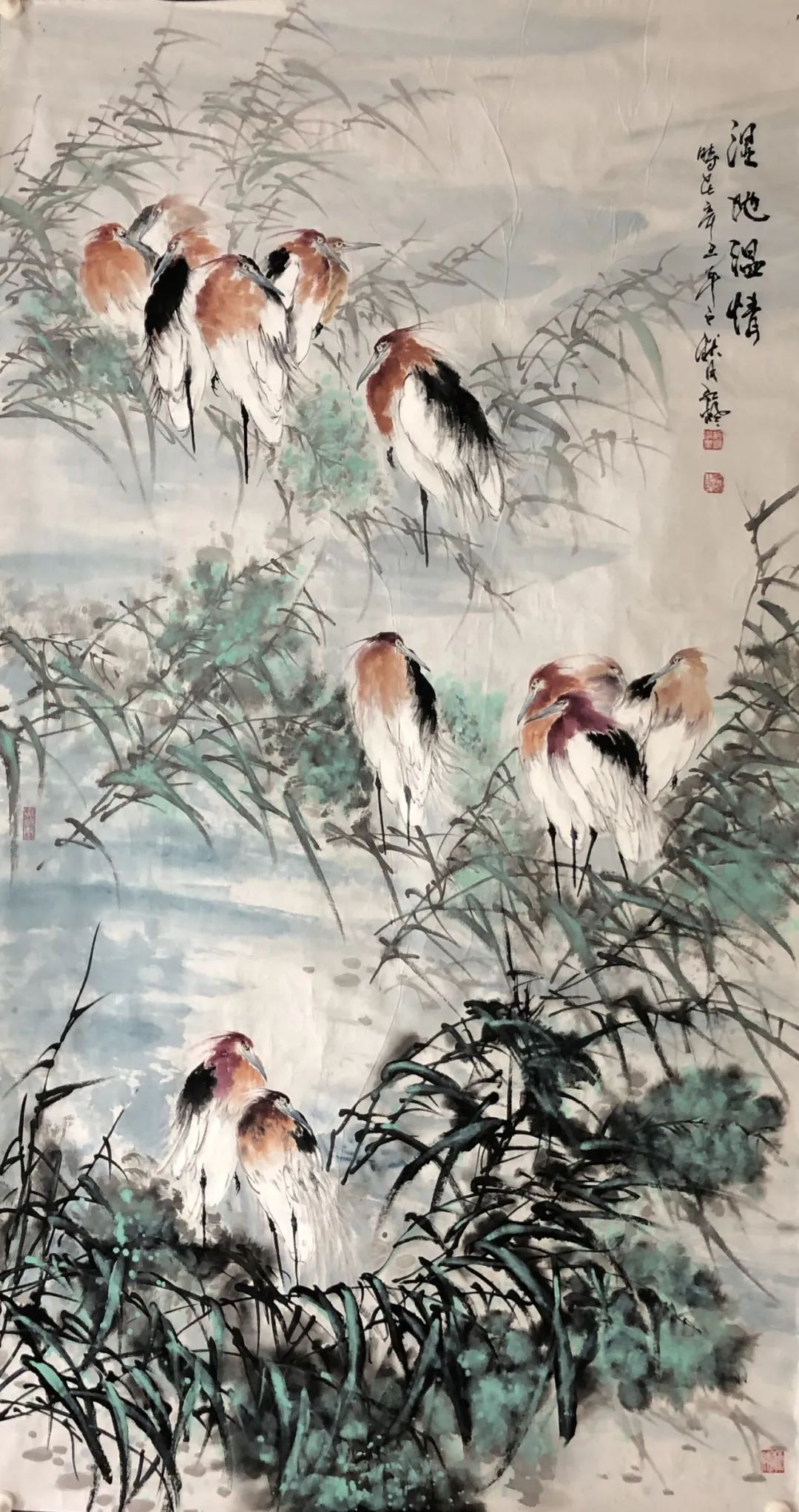 徐勇笔下的花鸟意境生动非常耐看