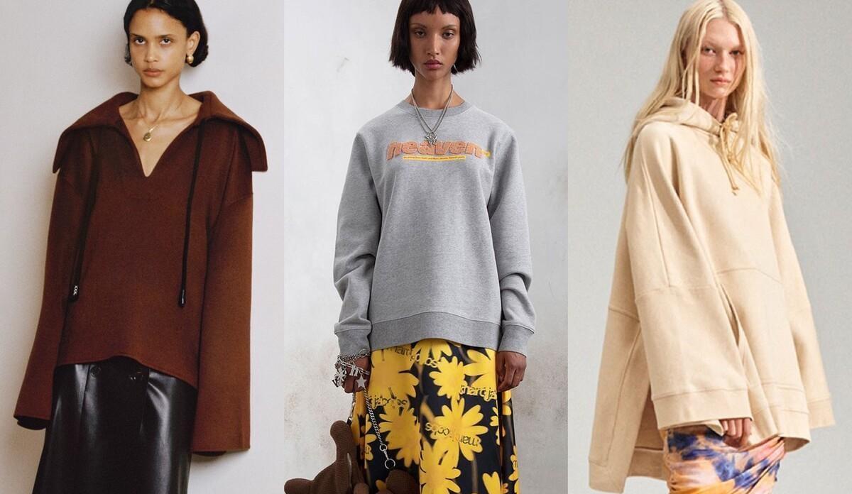 Polo 今冬卫衣适合搭配半身裙,上身活力下身妩媚,女人这么穿很有气质