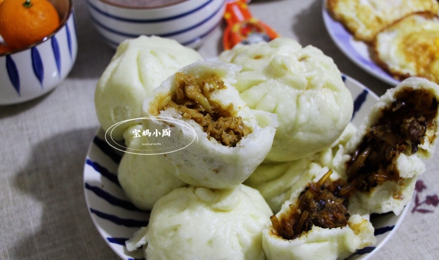 包子|大雪节气,我家半小时早餐,有干有稀营养多,肠胃舒服,老少喜欢