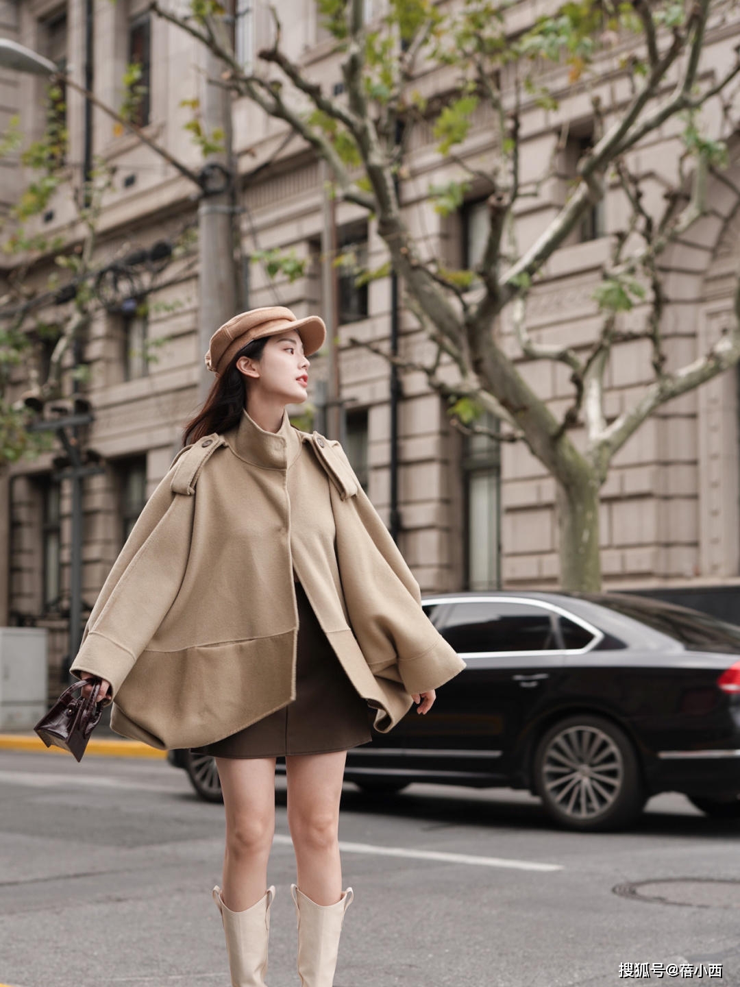 美眉 身高160cm左右的普通人,穿“大衣”要注意细节,才能显高又显瘦