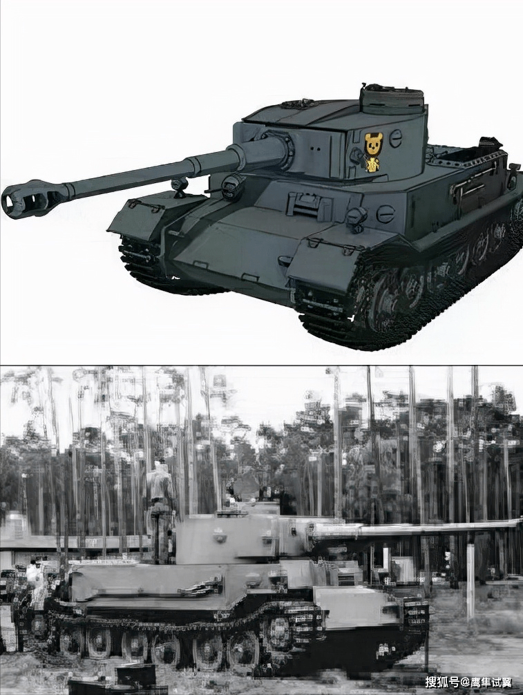 德军也开发出了采用电力驱动的"保时捷虎"及巨无霸一样的"鼠式"坦克