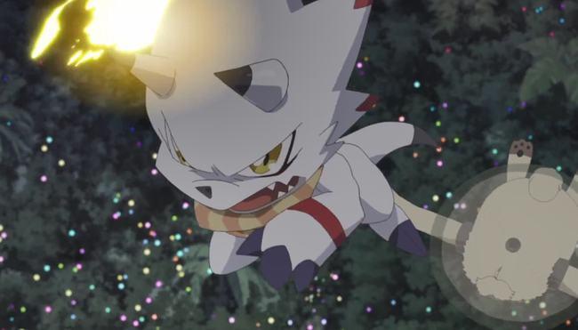 数码宝贝鬼游:海蜇兽怕杂草兽,伽马兽又获得新的进化_伽玛_水母_野草