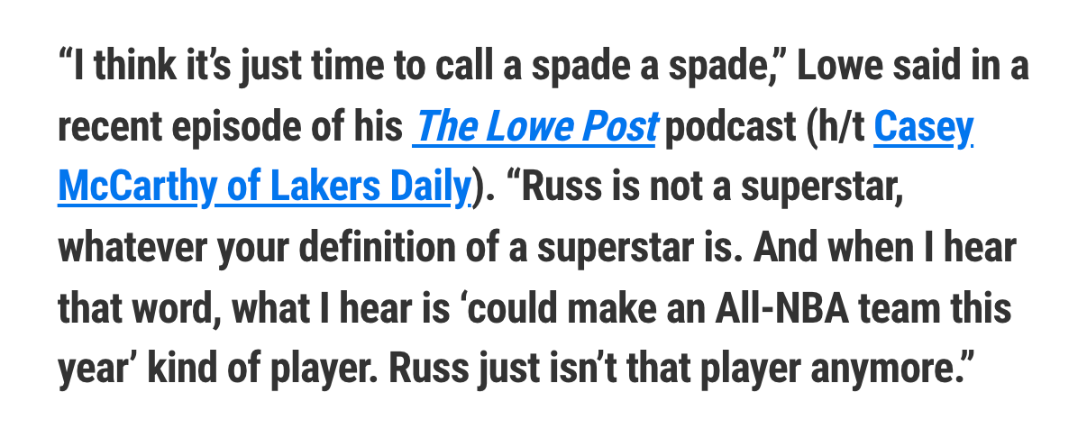 威少超|湖人消息：隊(duì)內(nèi)傷情出爐，名記質(zhì)疑威少超巨資格，沃帥談?wù)裁及才?
onload=