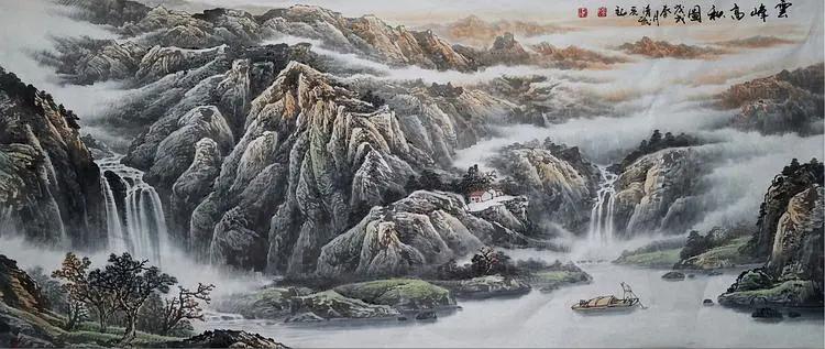 画家卢增伟胸中丘壑当底蕴笔下烟云绘山河