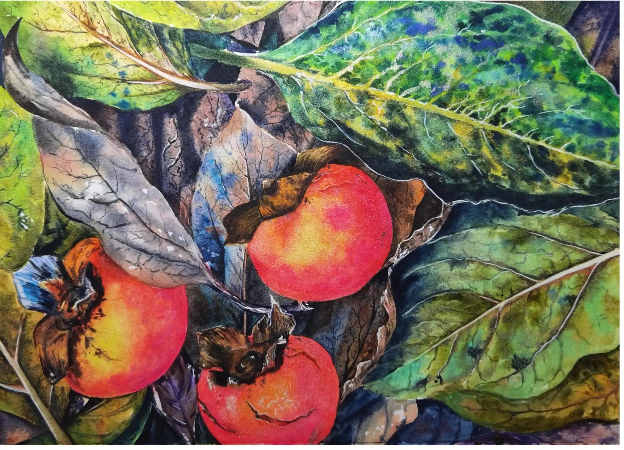 辞旧迎新怡华手绘2021年部分水彩画作品分享