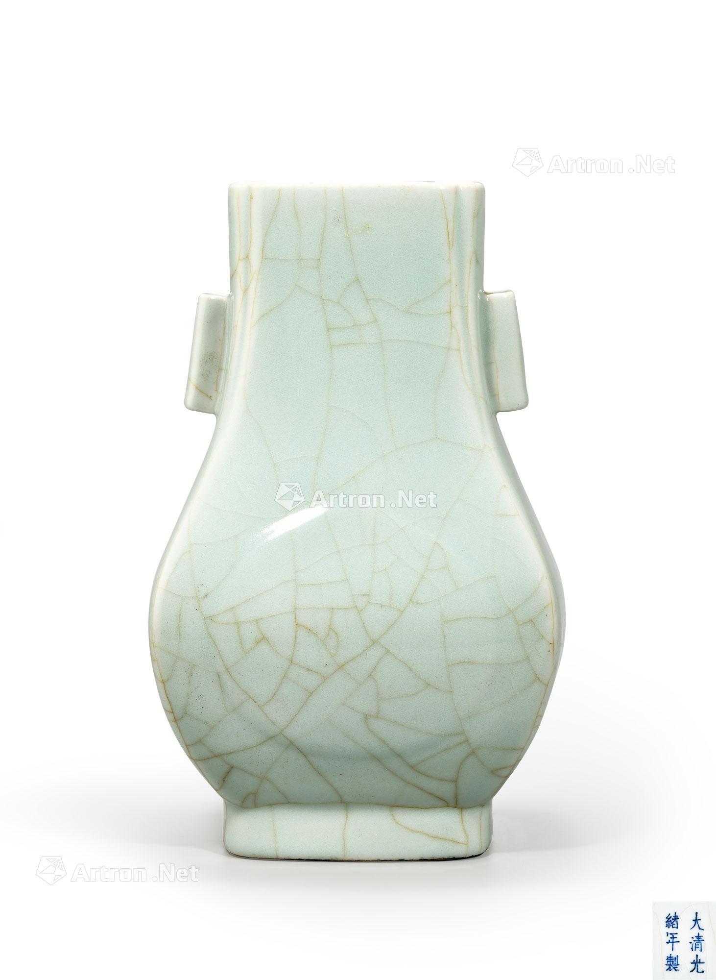 中国美術　哥釉象墩　送料込み0125 中国美術 哥釉象墩 送料込み0125 美術品・アンティーク