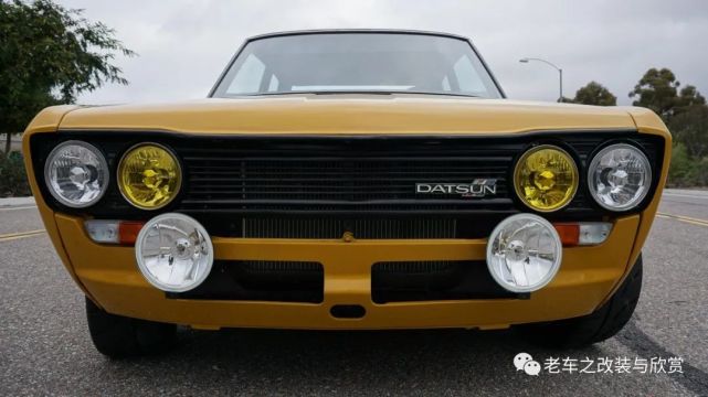 這輛男神同款車型是1971年達特桑510,5速手動變速箱.