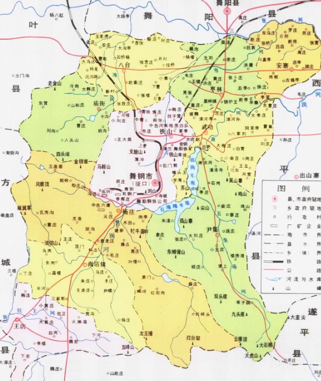 原创河南省的舞阳县4个地级市的反复争夺为何被一分为二