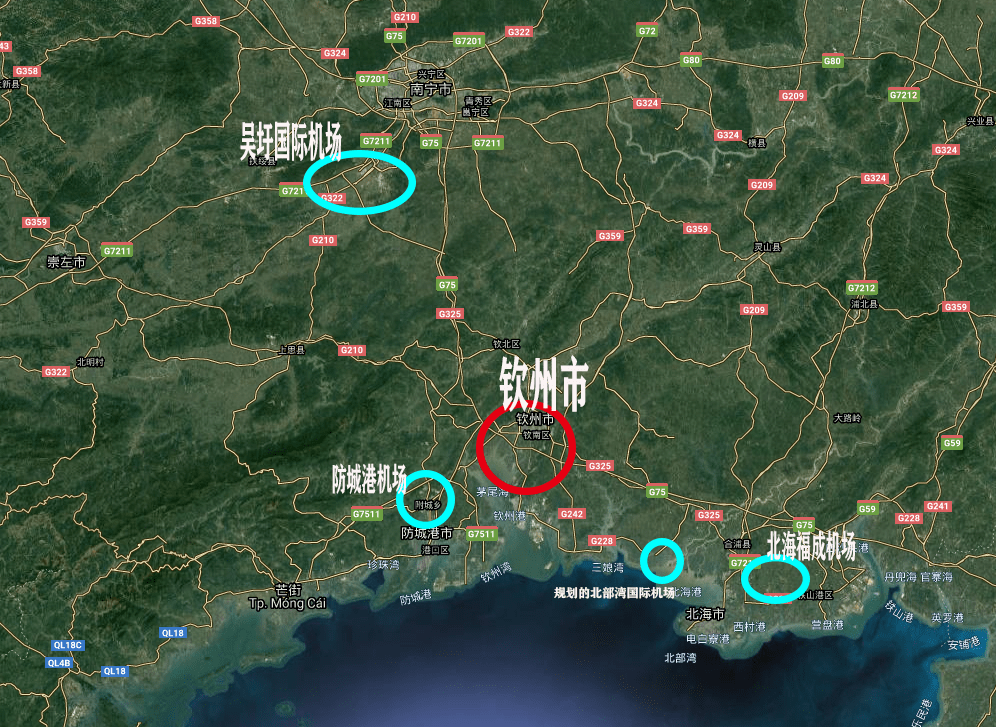 最新规划广西十四个地级市将有13个机场仅钦州市没有