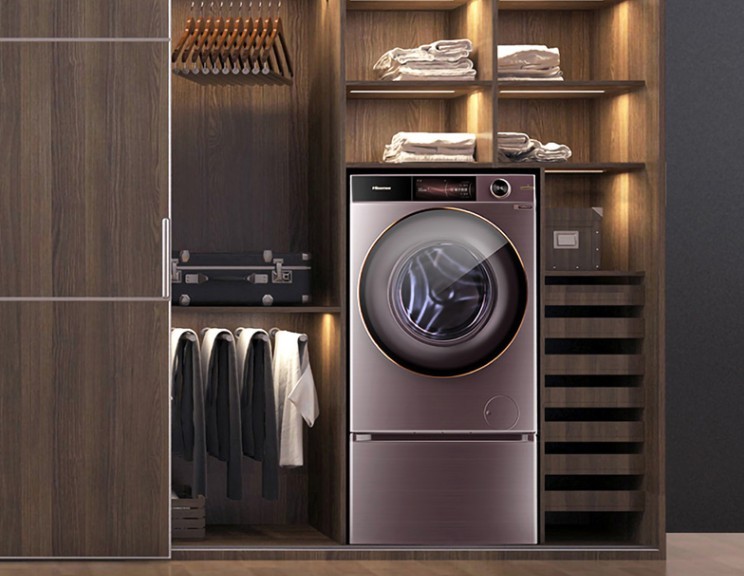 海信璀璨C1洗衣机自带离子蒸烫洗 洗衣烘干熨衣一步搞定-家电圈官网