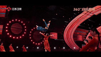 XR舞台、自由视角、虚拟拍摄、绿背抠像合成，这些舞台科技都在江苏卫视春晚