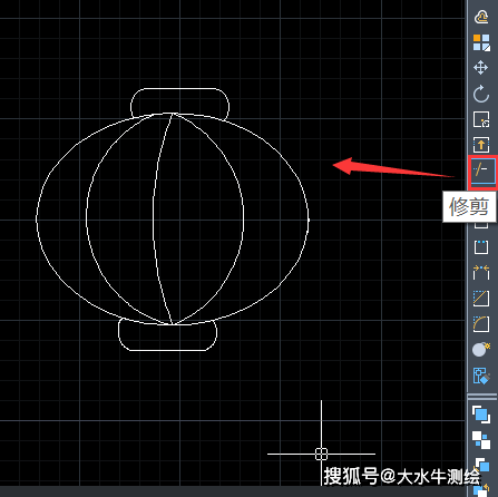 cad灯笼画法图片