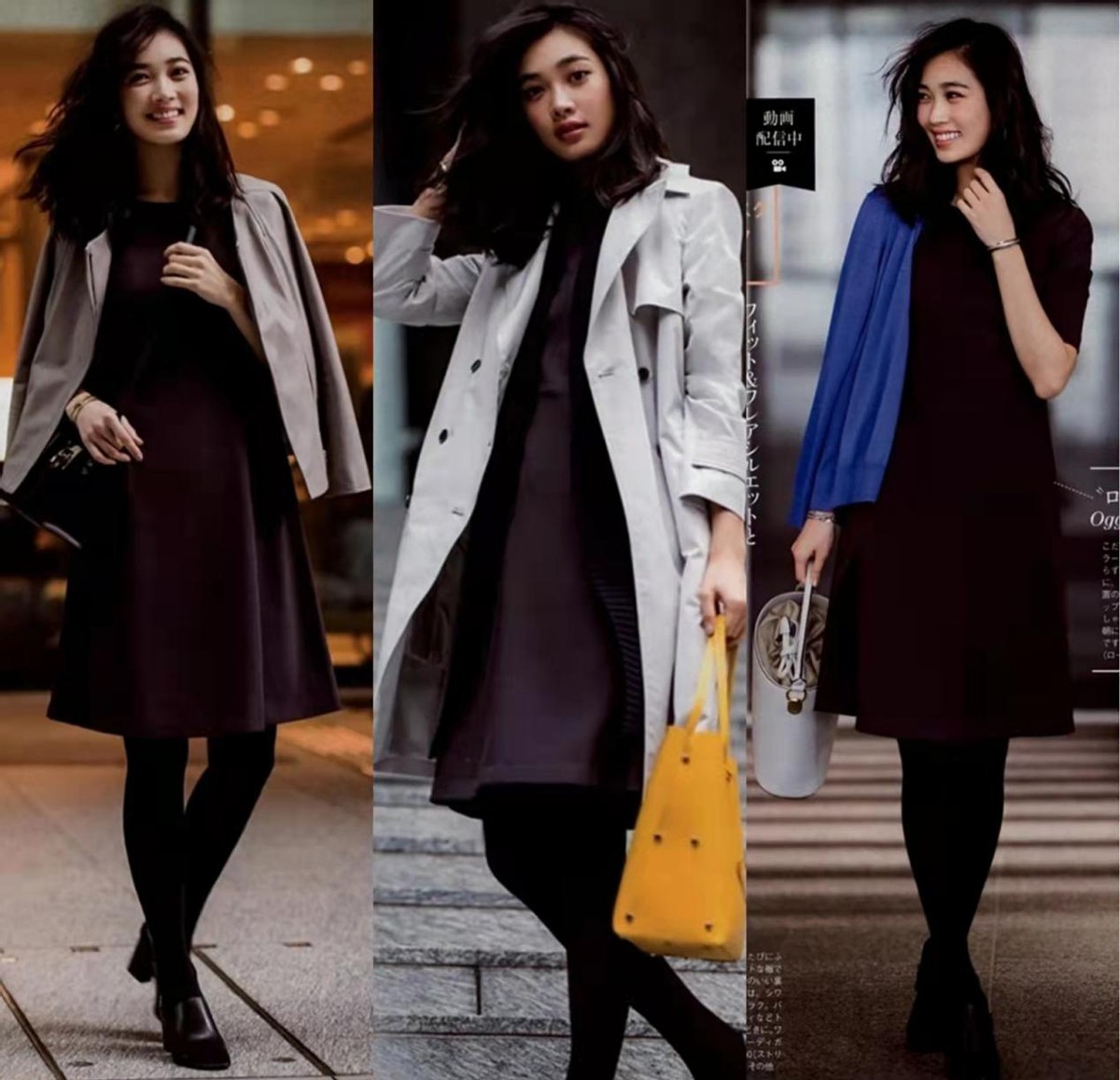 大衣 过年少穿羽绒服配球鞋，瞧日系“熟龄”打扮，不仅优雅还更显瘦