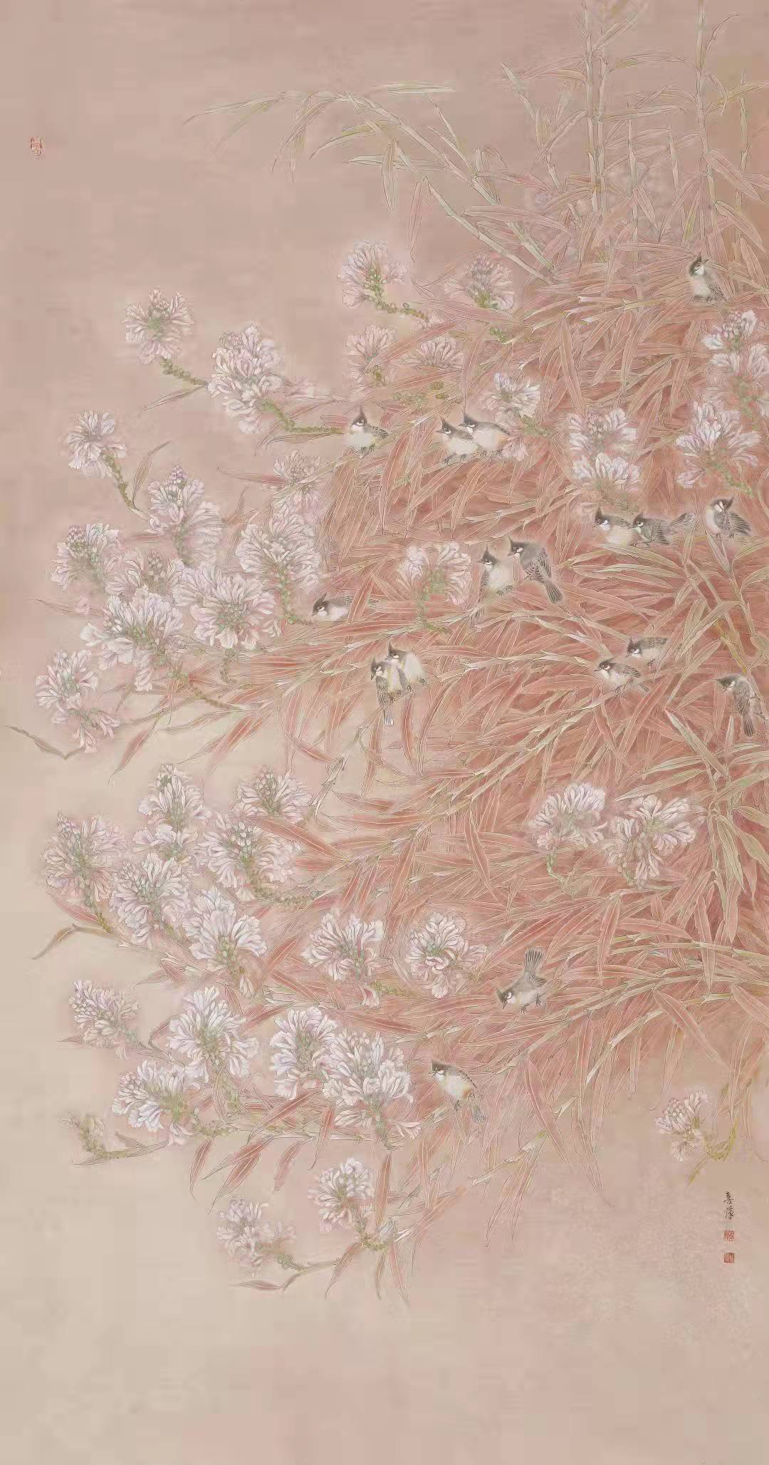 「福虎迎春」虎运祥通,万事如意,画家赵喜萍恭祝大家新年快乐