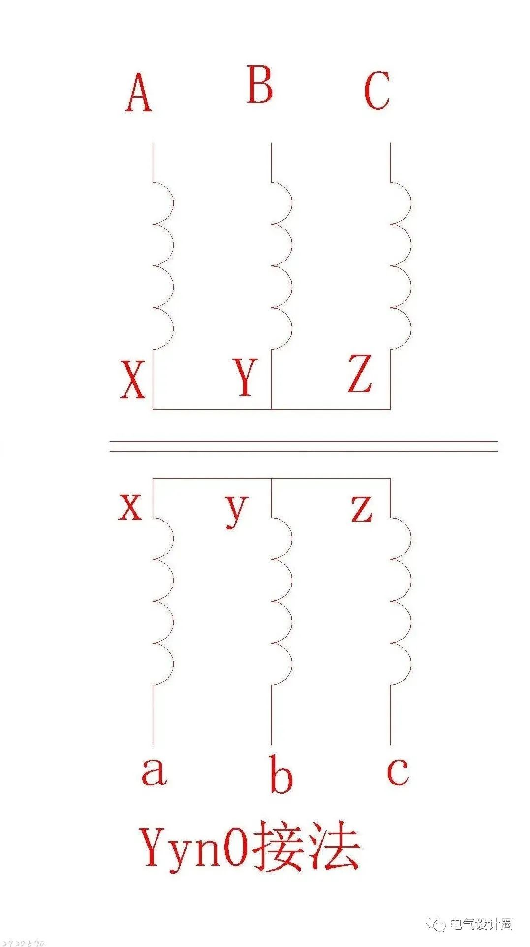 yd5接线和电流相量图图片