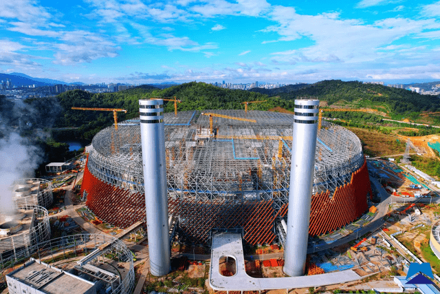 深圳建全球最大單體,最先進的垃圾焚燒廠_中國建築_環保_處理