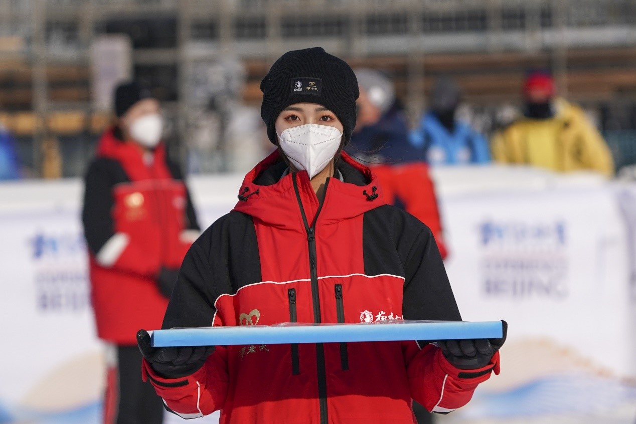 冬奥礼仪服务志愿者 小姐姐真飒