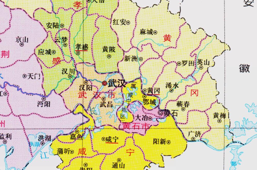 安徽与湖北的区划变动安徽省的1个县为何划入了湖北省