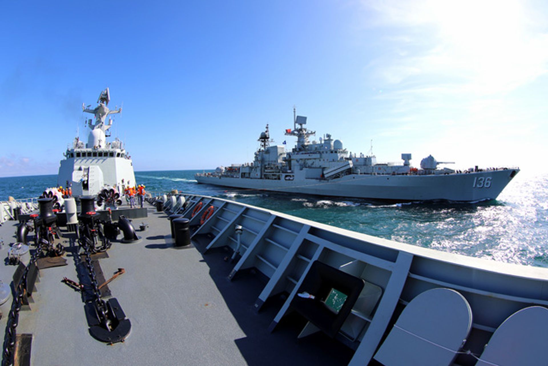 原创小步快跑时代产物052b武汉舰改造出炉未来摇身一变远洋护卫舰