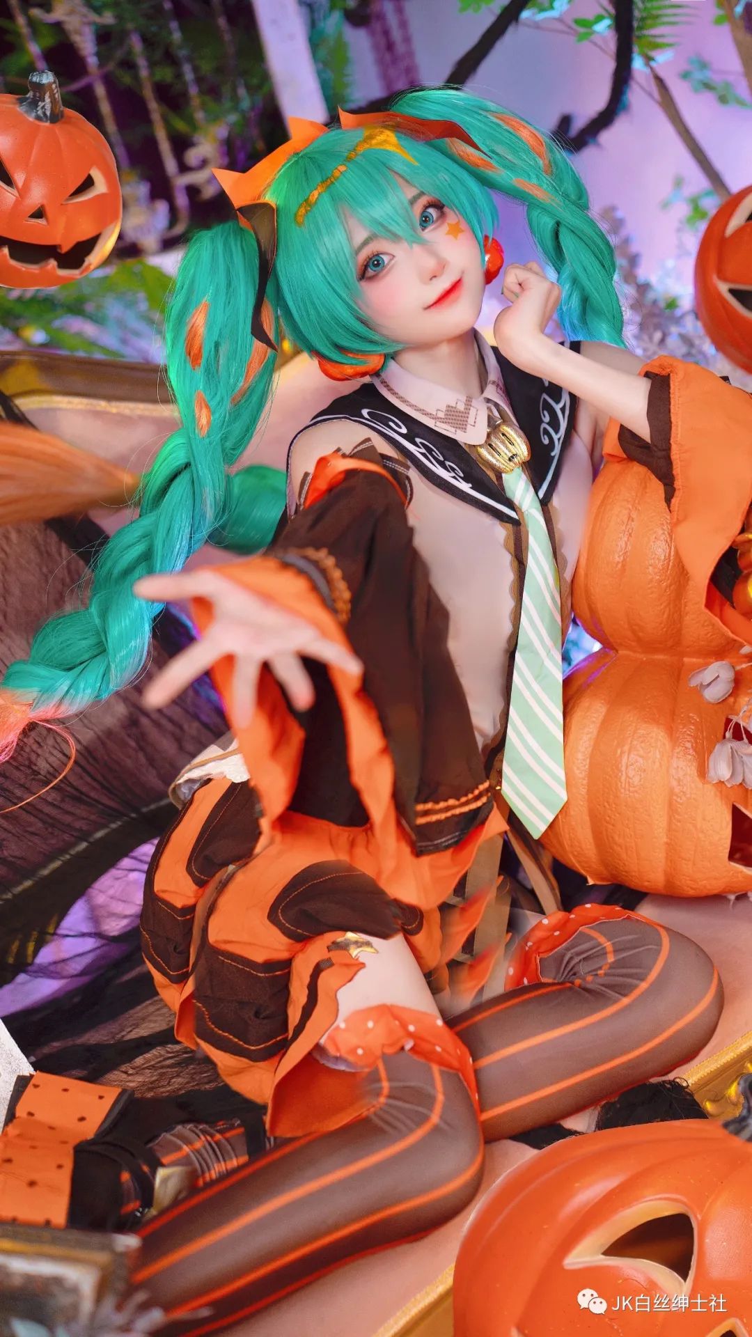 cos:万圣节南瓜miku—cos正片_wb_seeu_摄影