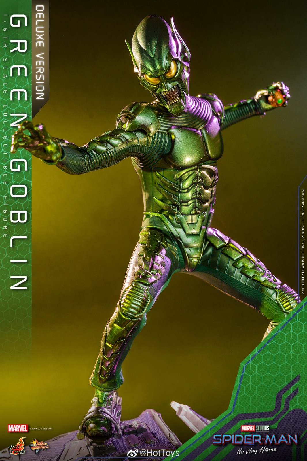 hottoys推出蜘蛛侠英雄无归绿魔16人偶