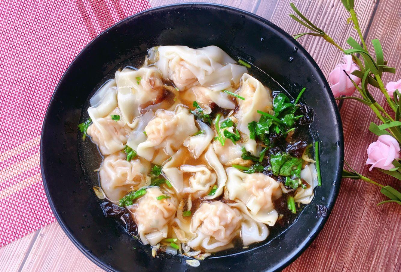 虾皮|超快手元气早餐，广东的特色，连汤底都不放过的开胃鲜虾云吞