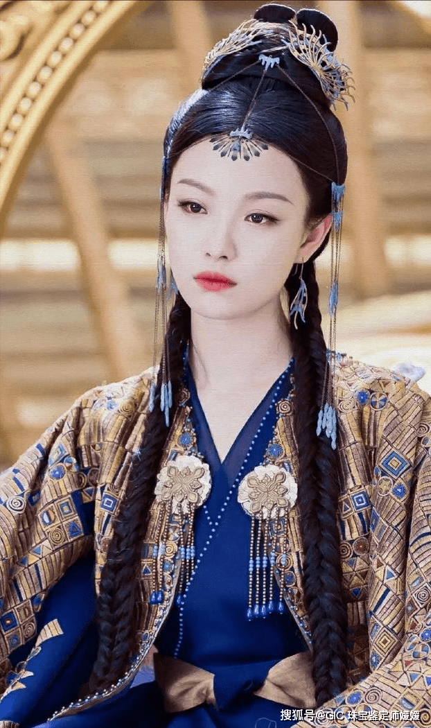 原创盘点古装剧中的额饰古代美女的标配倪妮的这个居然是画上去的