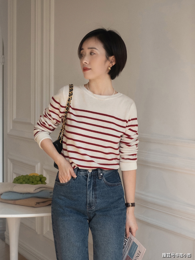 身材 换季当然要穿“针织衫＋牛仔裤”！时髦耐看还百搭，直接照搬也美