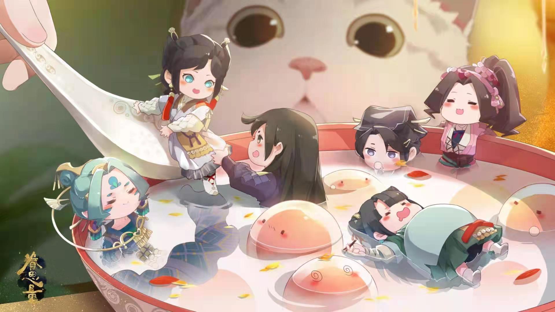 眷思量:镜玄陪着丽娘过元宵节,穿着睡衣就出来逛街_樱陌_花灯_带着