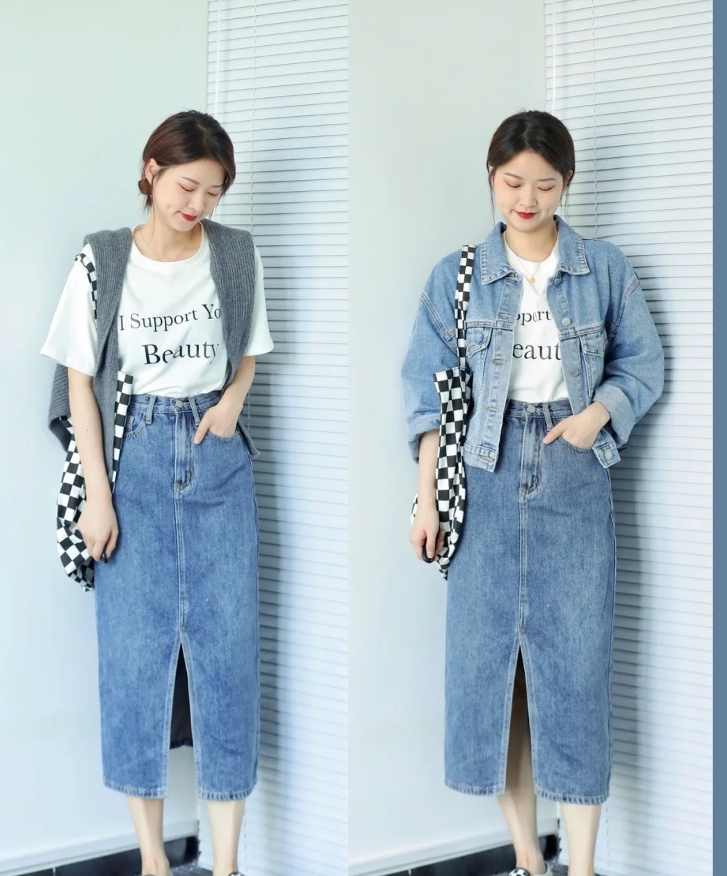 身材 早春少不了“风衣”、“牛仔外套”，实用还百搭，舒适又得体