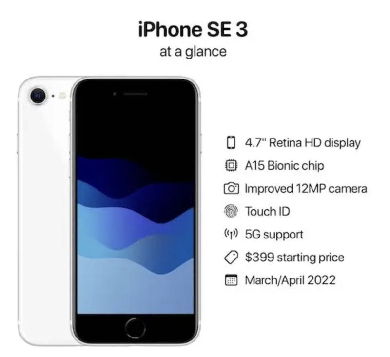 用户|苹果春季发布会预计下月举行，iPhone SE 3 或加量又减价！收割安卓市场