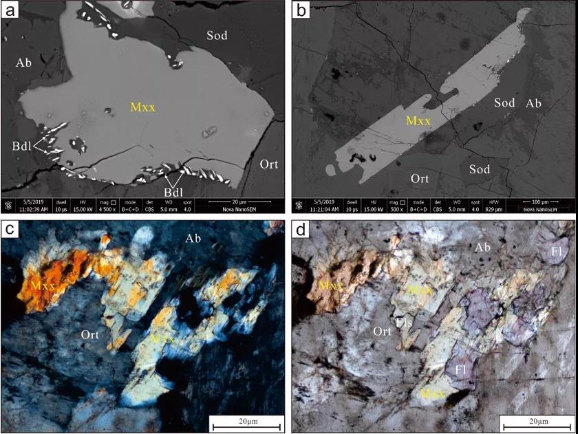 莫片榍石和钙碳镧矿两个新矿物由董国臣教授团队发现,莫片榍石矿物