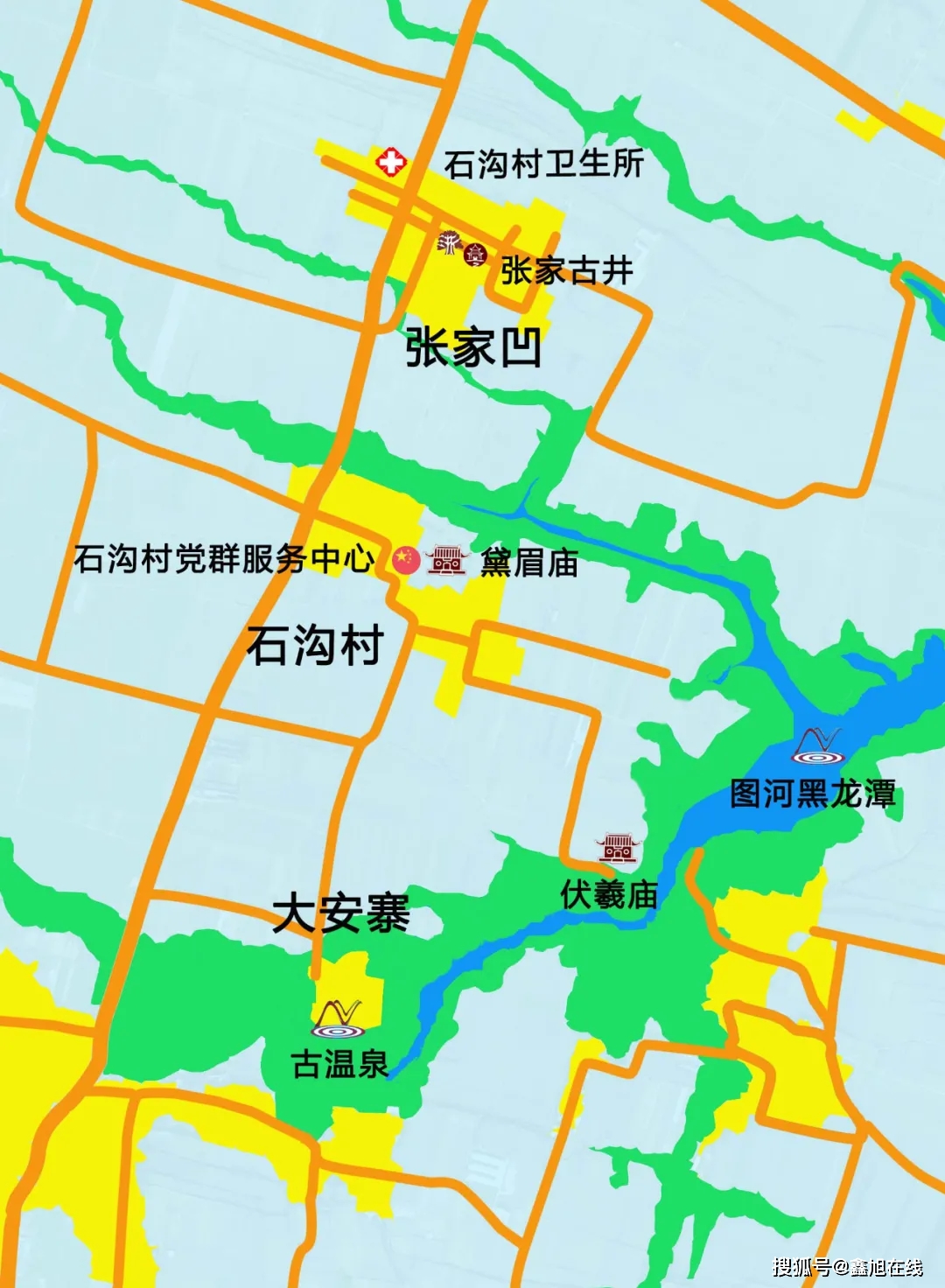 孟津区送庄镇地图图片