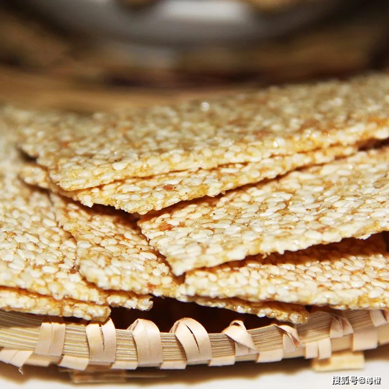 家乡美食百年历史名吃芮城麻片