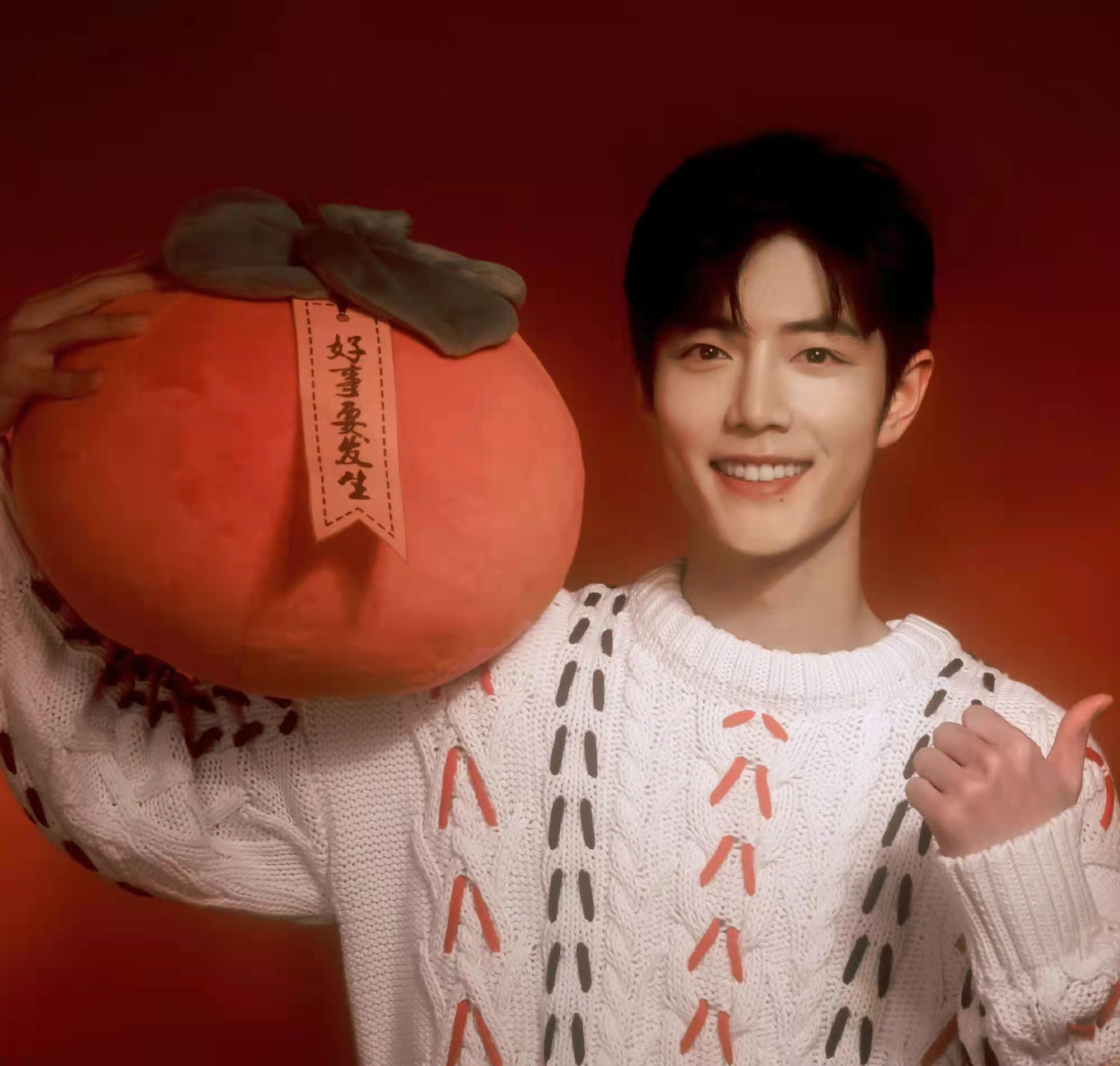 原创肖战2019年元宵节图片对比这就是成长的痕迹吗