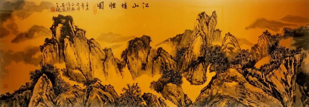 水墨画|溢彩吕梁丨 高平安水墨画作品在吕梁市群众艺术馆展出