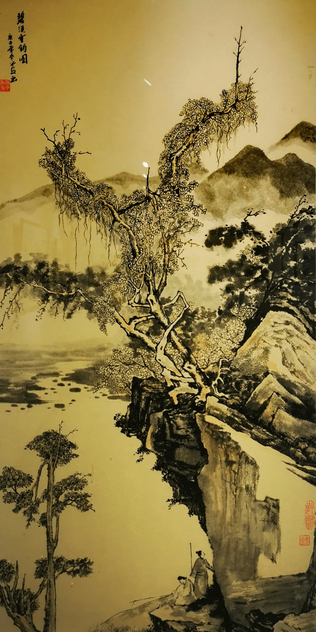 水墨画|溢彩吕梁丨 高平安水墨画作品在吕梁市群众艺术馆展出