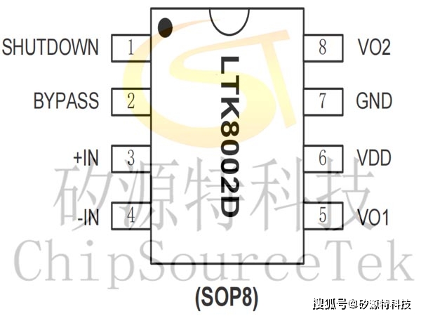 8002D功放芯片参数图片