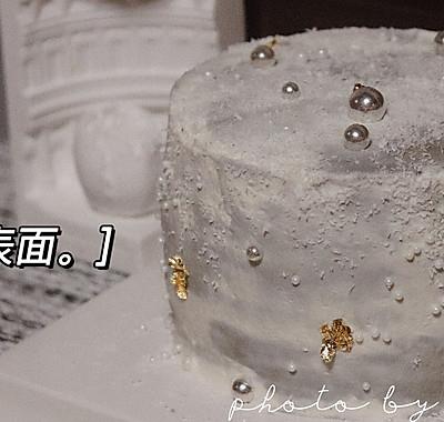 食谱|#奈特兰芝士粉挑战赛#晕染蛋糕，月球表面