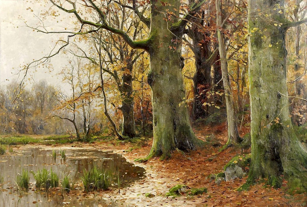 大自然的创造者德国画家沃尔特莫尔斯风景油画作品欣赏