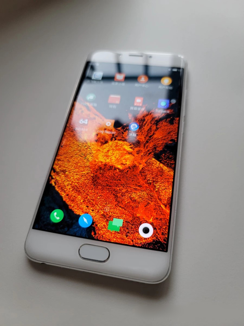 颇为遗憾的魅族工程机,背面自带"小圆屏",可惜没发布_pro_圆形_手机