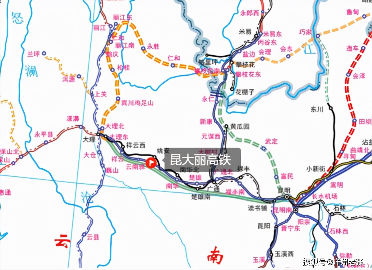 原创横贯滇西云南将添一条时速350公里高铁沿线4市经过你家乡吗