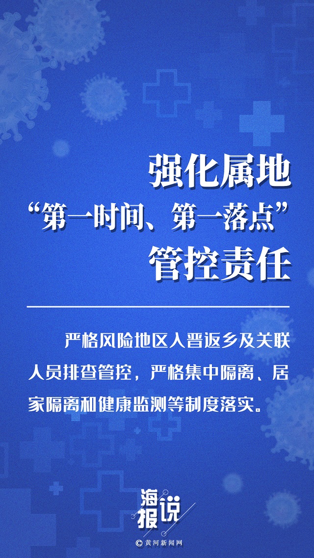 山西|海报说 | 山西七项举措再次加强常态化疫情防控